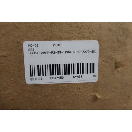 Bei Rotary Encoder HS35F-20MM-R2-SS-1200-ABZC-7272-SM18-S